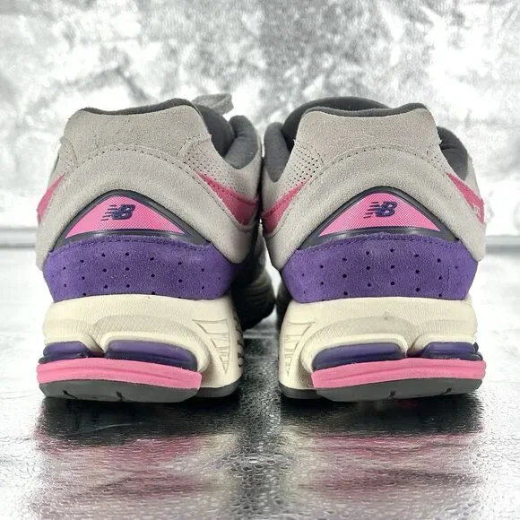New Balance Mens 11.5 2002R Rain Cloud Prism Purple Lifestyle Sneaker M2002RWB